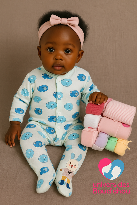 👶 Grenouillères Bébé en Coton Doux