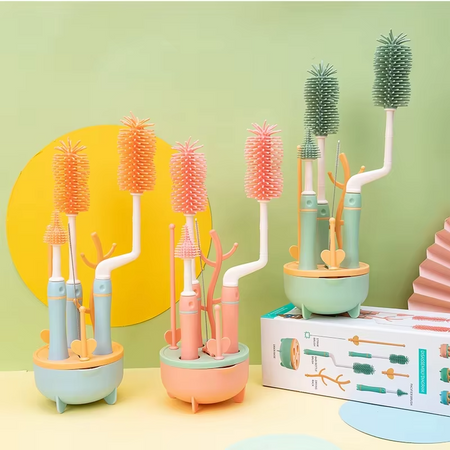 🧼 lot de brosses de nettoyage pour biberons