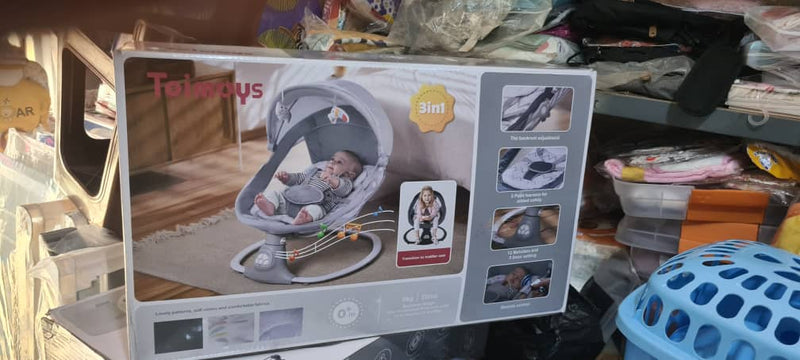 Balancelle électrique 3-en-1 pour bébé – Toimoys