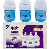 lot de 3 biberons 125ml - Only baby
