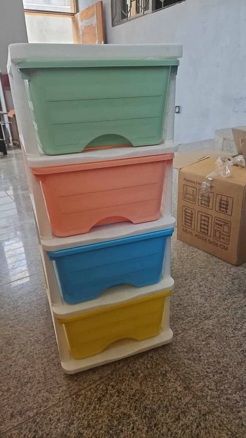 Commode Multiple couleur 4 niveaux