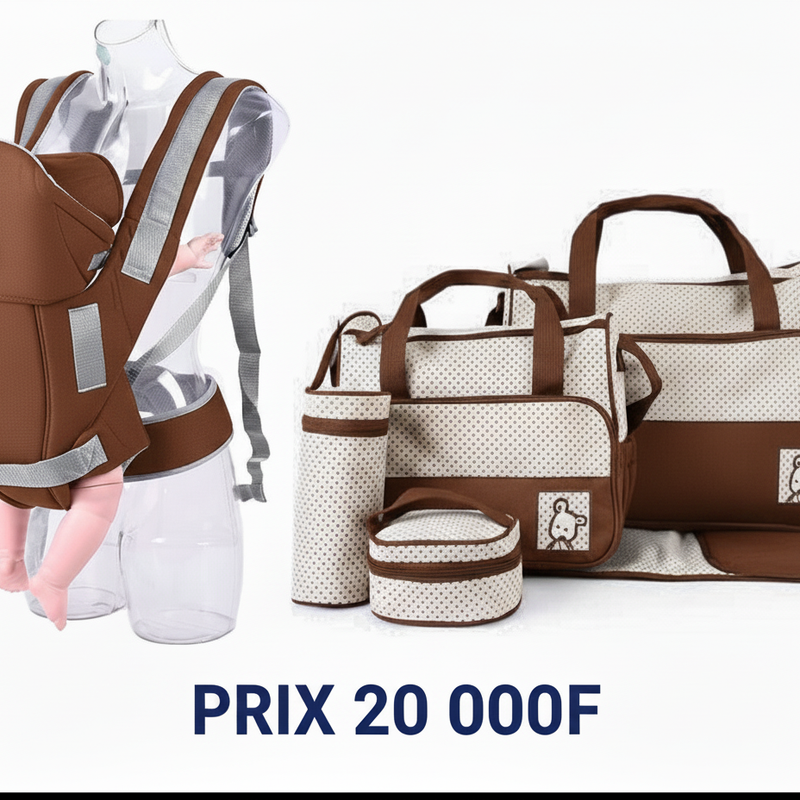 Pack Kangourou + sac à langer