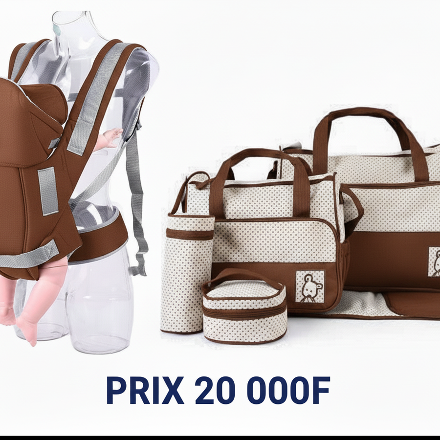 Pack Kangourou + sac à langer