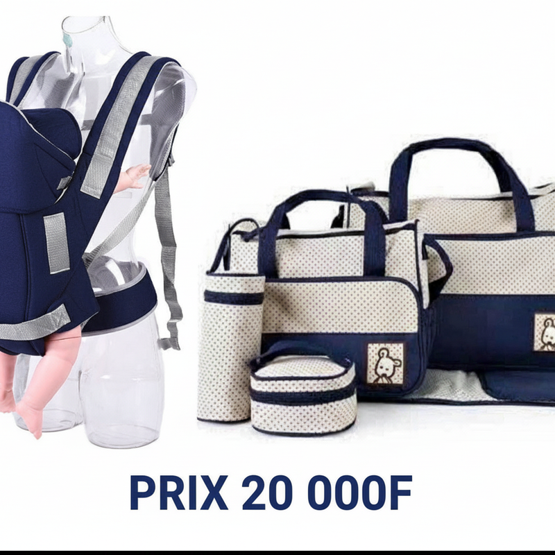 Pack Kangourou + sac à langer