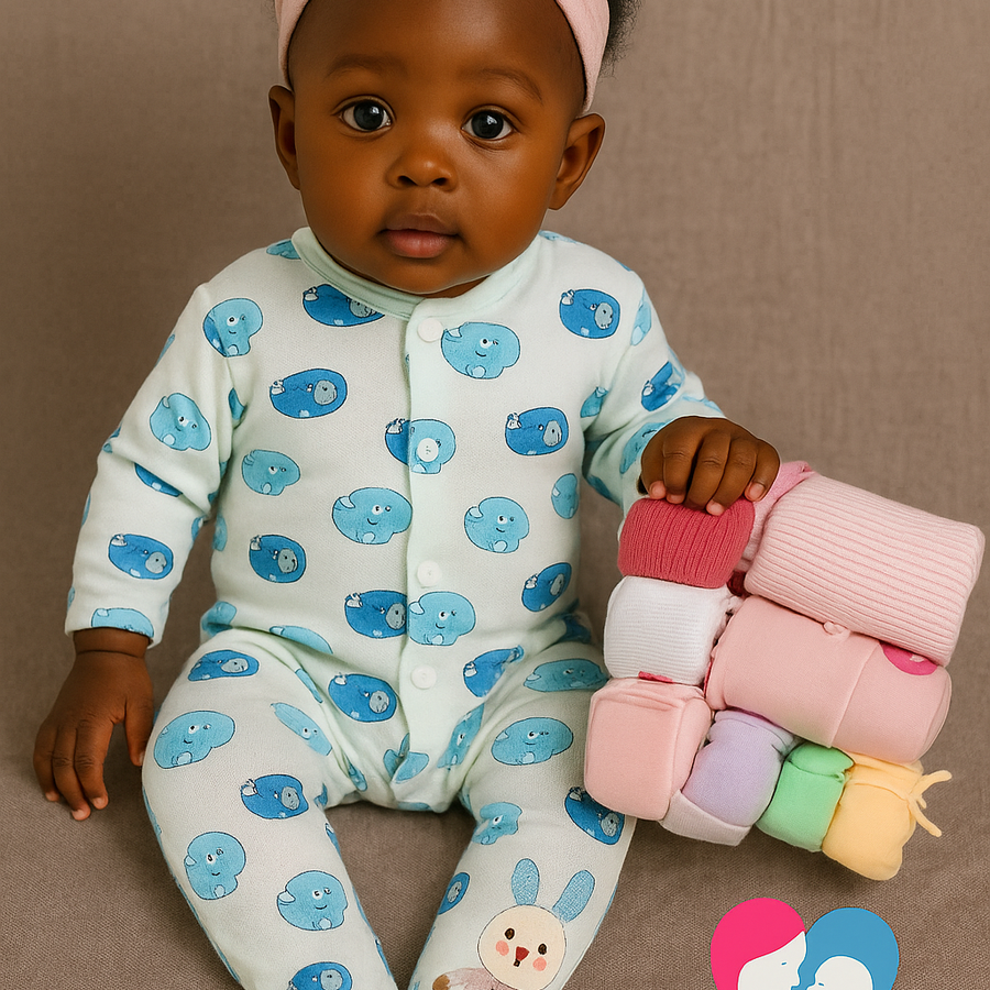 👶 Grenouillères Bébé en Coton Doux