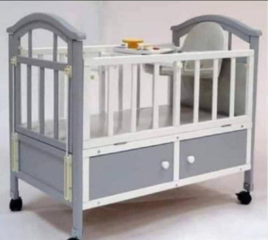 Lit Bébé Multifonction Élégance en Bois