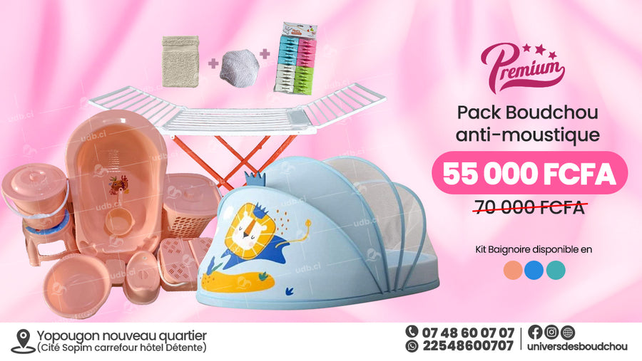 Pack Boudchou anti-moustique - Premium
