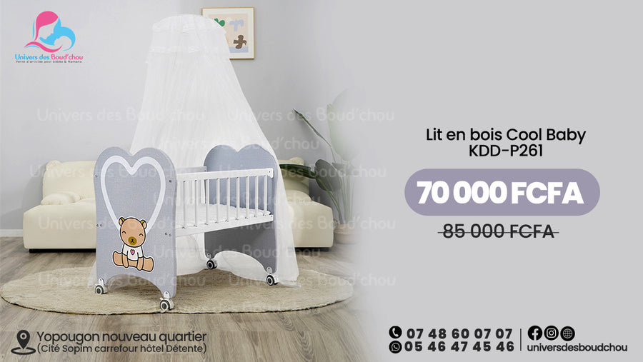 Lit en bois Cool Baby KDD-P261