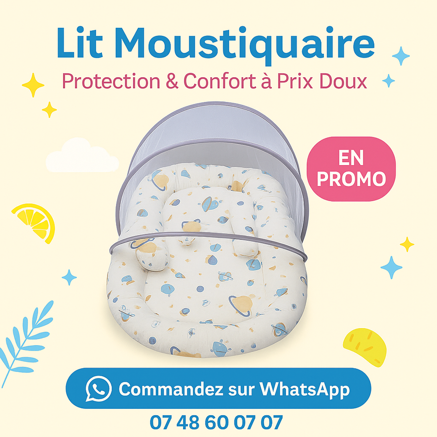 Lit moustiquaire 5en 1 pour bébés