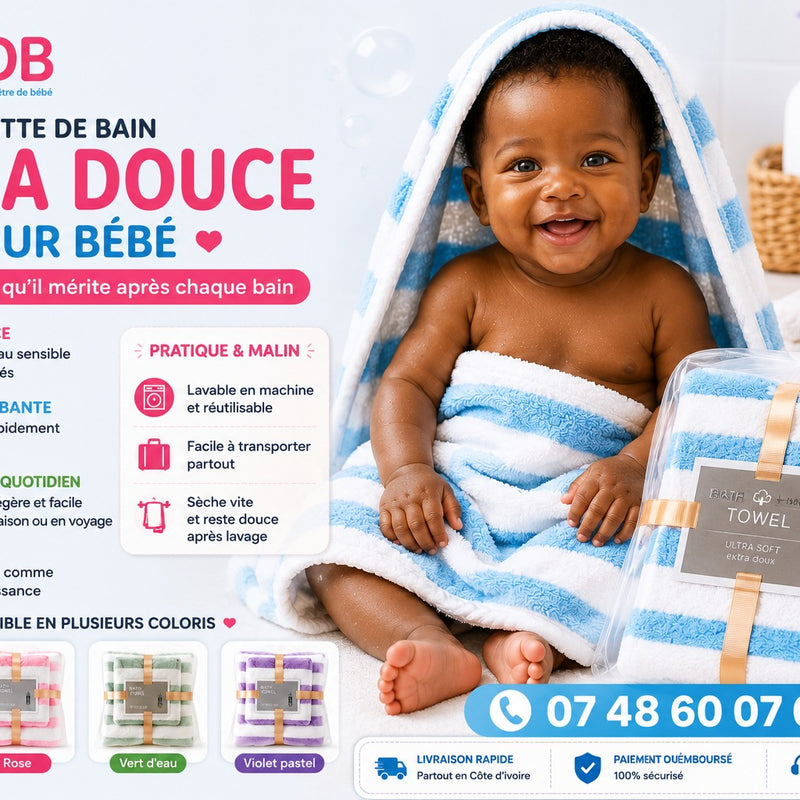 Serviette de Bain Ultra Douce