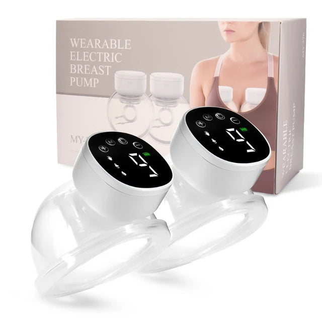 Double pump Portable electric breast pump
