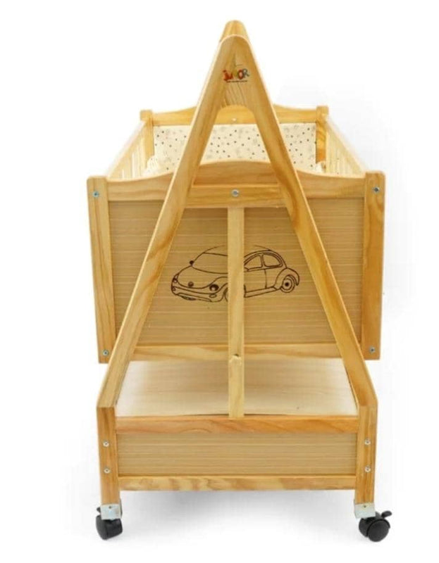 Lit en bois avec tiroir de rangement