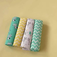 👶 Lot de 4 Draps Bébé – 100% Flanelle Coton
