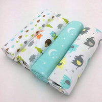 👶 Lot de 4 Draps Bébé – 100% Flanelle Coton
