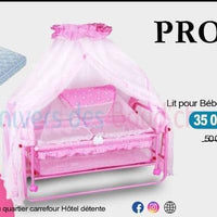 Couffin 2 moustiquaires + matelas
