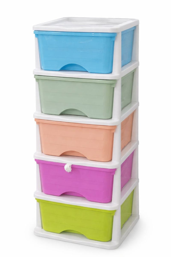 Commode Multiple couleur 5 niveaux