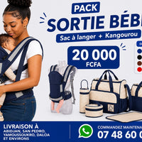 Pack Kangourou + sac à langer
