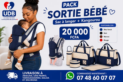 Pack Kangourou + sac à langer