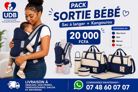 Pack Kangourou + sac à langer