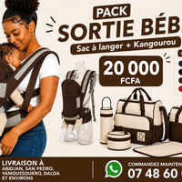 Pack Kangourou + sac à langer
