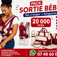 Pack Kangourou + sac à langer
