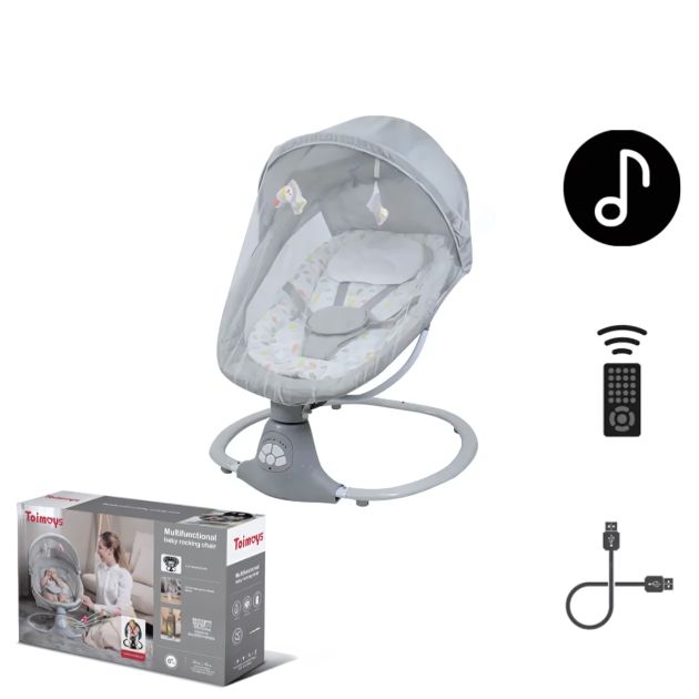 Balancelle électrique 3-en-1 pour bébé – Toimoys
