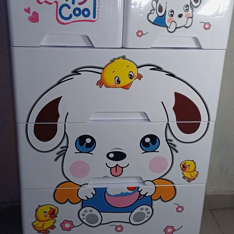 Commode de rangement en plastique pour bébé - Happy cool