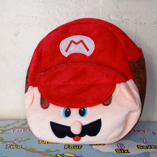 Sac à dos pour enfants super Mario - Rouge & Marron