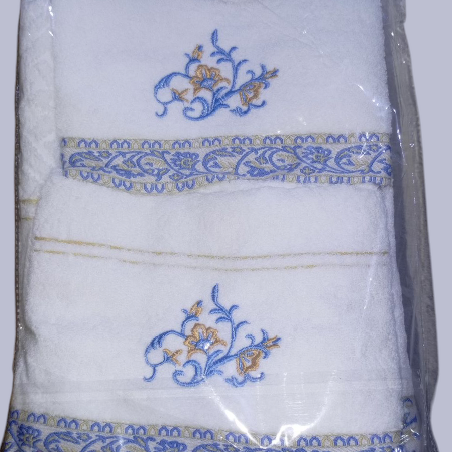 Lot de 3 serviettes de bain