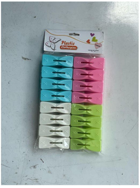 Lot de 16 pinces à linge