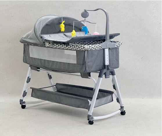 Lit cododo avec table à langer boite à musique