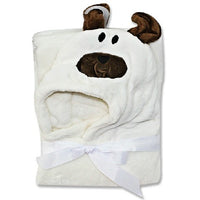 Drap serviette à capuche – Blanc
